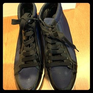 Designer Prada high top sneakers
